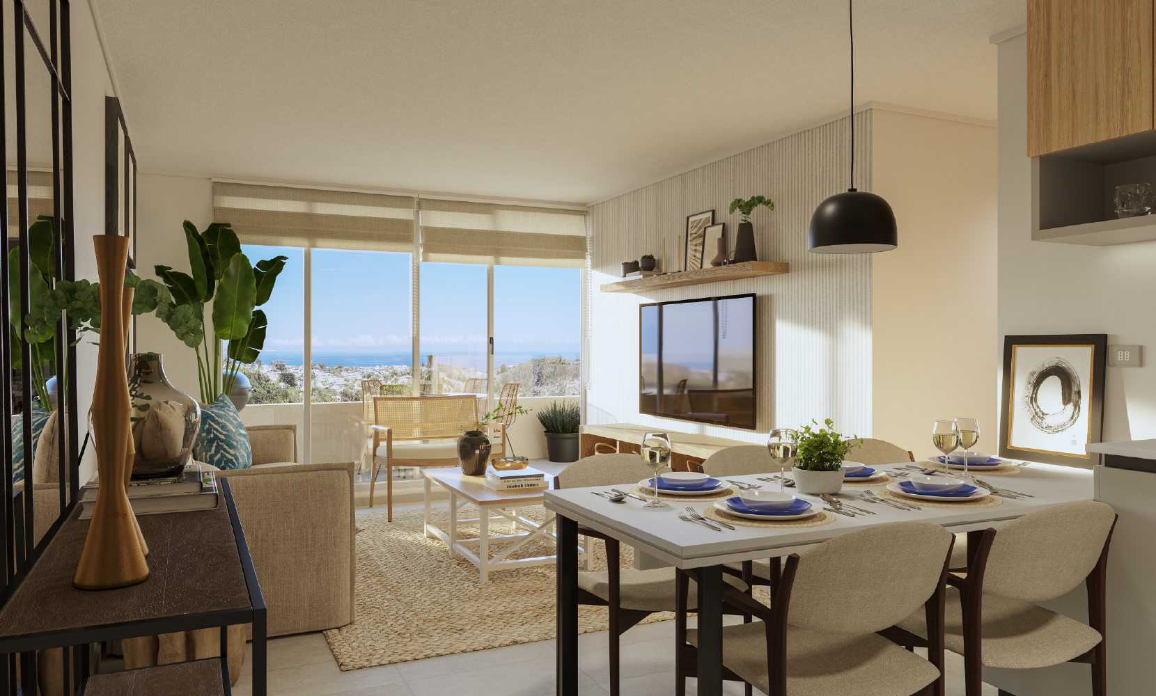 Departamentos de 3 a 2 dormitorios - Inmobiliaria Algarrobo. 2023